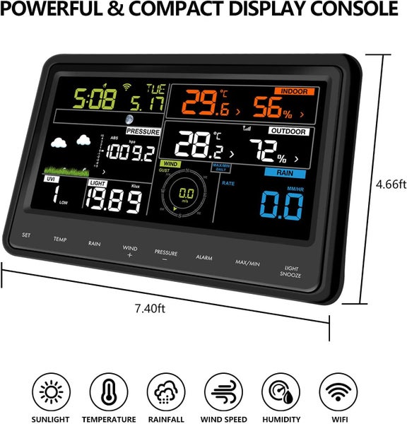 ECOWITT WS2910 7 in 1 Wi-Fi Weather Station Carousel 2