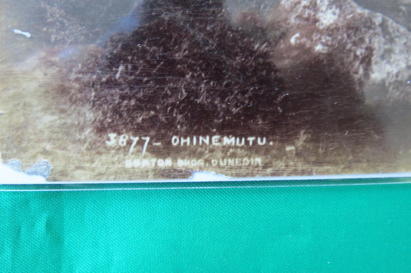A fine Vintage "Burton Bros" Photo " Ohinemutu" Carousel 2
