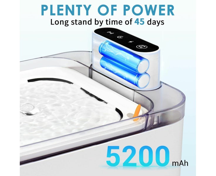 Wireless Automatic 3L Pet Water Fountain Battery Operated,Cat Water Fountain Carousel 7