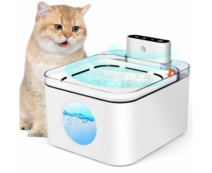 Wireless Automatic 3L Pet Water Fountain Battery Operated,Cat Water Fountain Carousel 1