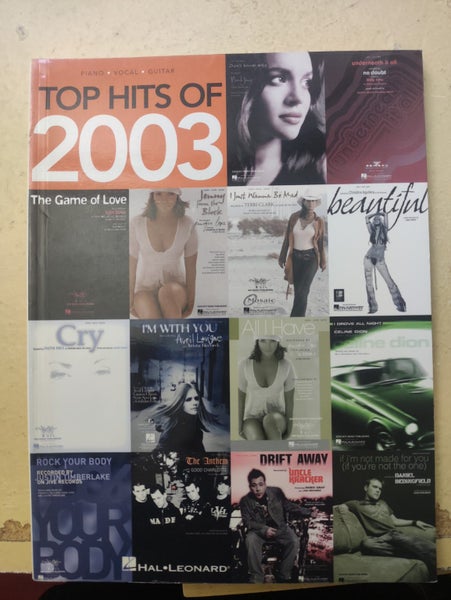 Top Hits Of 2003 (Piano, Voice and Guitar) Carousel 1