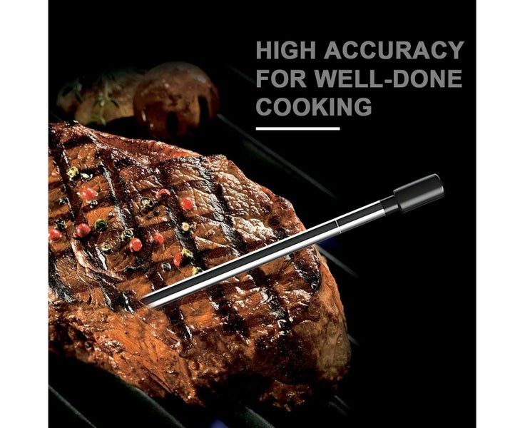 Wireless Smart Meat Thermometer with Probes,Food Grill Rechargeable Thermomet Carousel 2