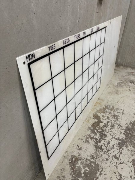 Large glass whiteboard Carousel 2