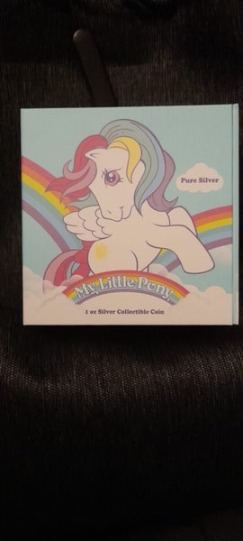 Hasbro My Little Pony 1oz Coloured Silver Proof Coin ONLY 2,000 - $2 NIUE 2022 Carousel 1