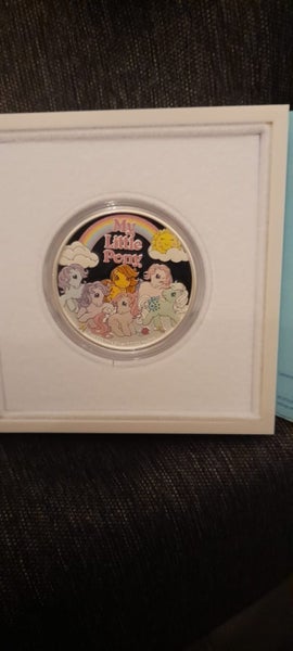 Hasbro My Little Pony 1oz Coloured Silver Proof Coin ONLY 2,000 - $2 NIUE 2022 Carousel 4