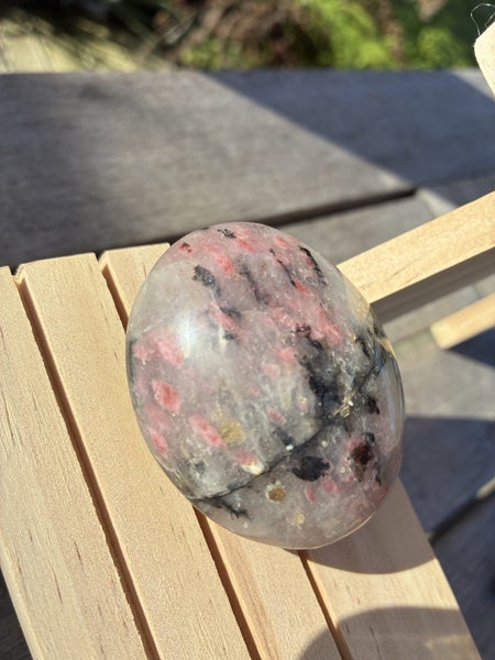 Rhodonite Palm stone - Crystal Carousel 2