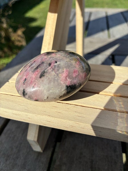 Rhodonite Palm stone - Crystal Carousel 1