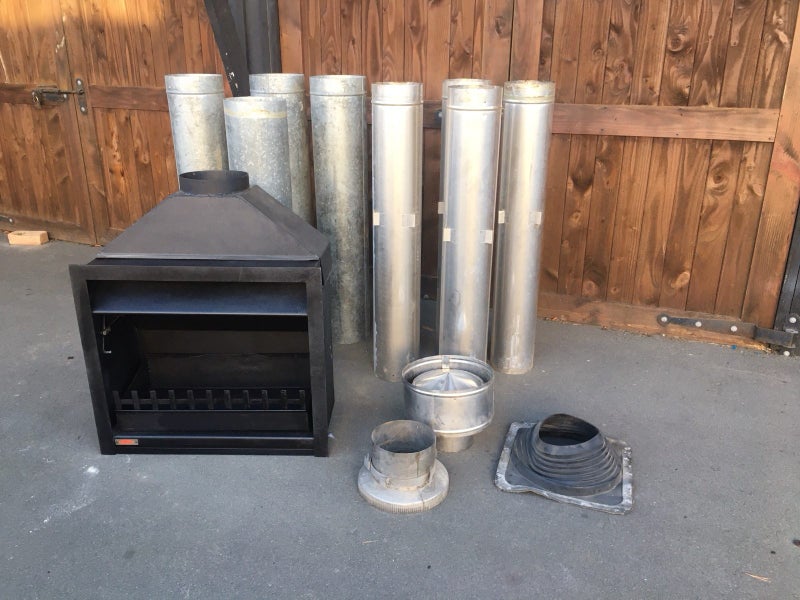 JETMASTER 800 FIREPLACE AND FLUE - COMPLETE PACKAGE Carousel 1