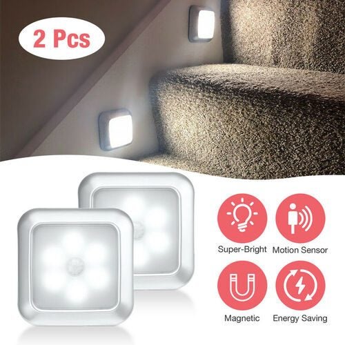 2pcs Night Light Motion Sensor Closet Lamp Carousel 1