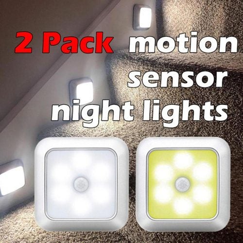 2pcs Night Light Motion Sensor Closet Lamp Carousel 2