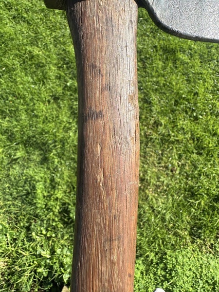 Vintage John Riley England regd stamped Kent axe / hatchet (cracked) Carousel 15