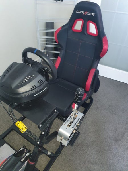 Complete Sim Racing Setup – T300RS, Sparco Wheel, 2x Pedals, Shifter, Cockpit+TV Carousel 1