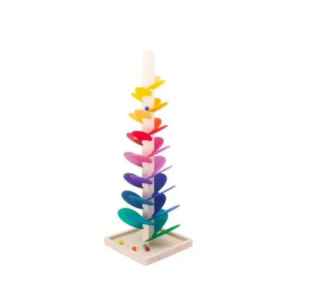 1$ RES Magic Wood Marble Sounding Tree Tower toy Carousel 1