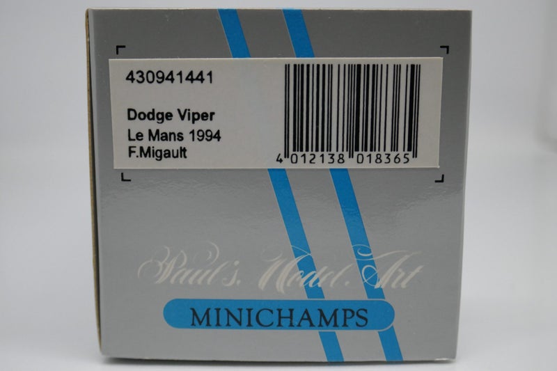 Minichamps 1/43 Dodge Viper #41 Le Mans 1994 Carousel 2