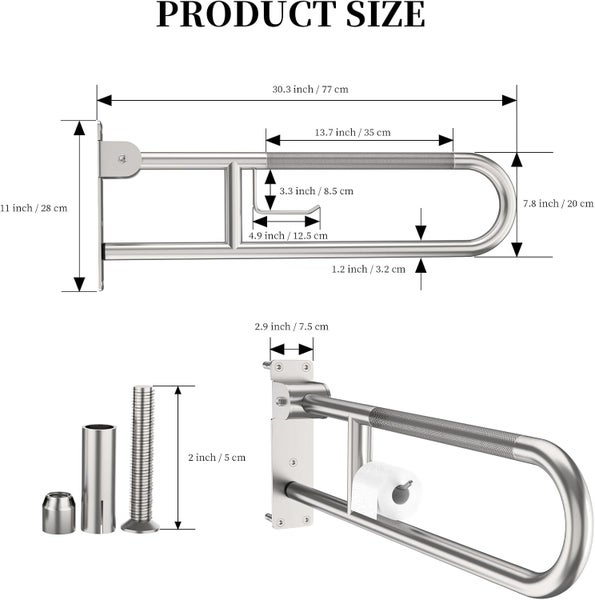 Toilet Grab Bars for Bathroom NZ Clearance Carousel 2