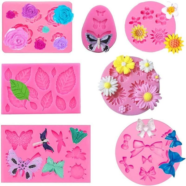 Silicone Mould Flowers Mold Set Carousel 1
