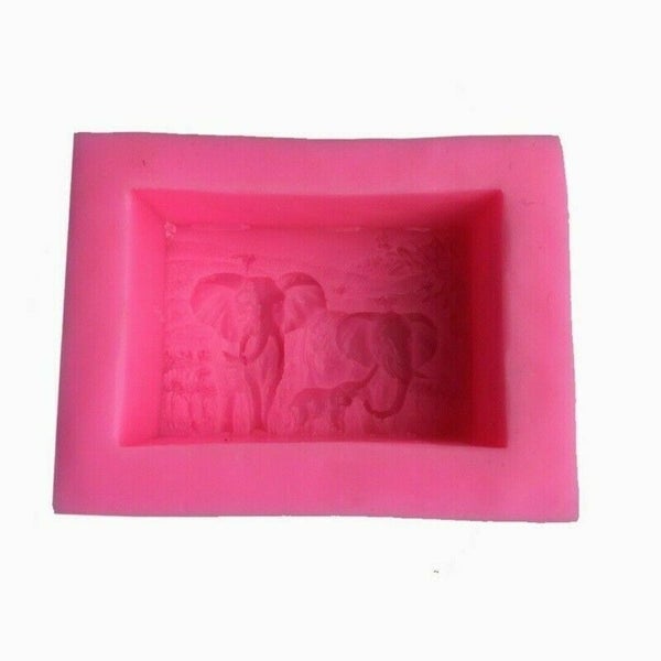Silicone Mould Elephant Soap Mold Carousel 13
