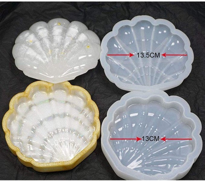 Seashell Epoxy Resin Moulds Jewellery Storage Box Silicone Molds Carousel 2
