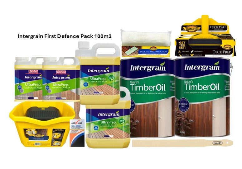 Intergrain Dark Oak First Defence Pack 100m2 Carousel 1