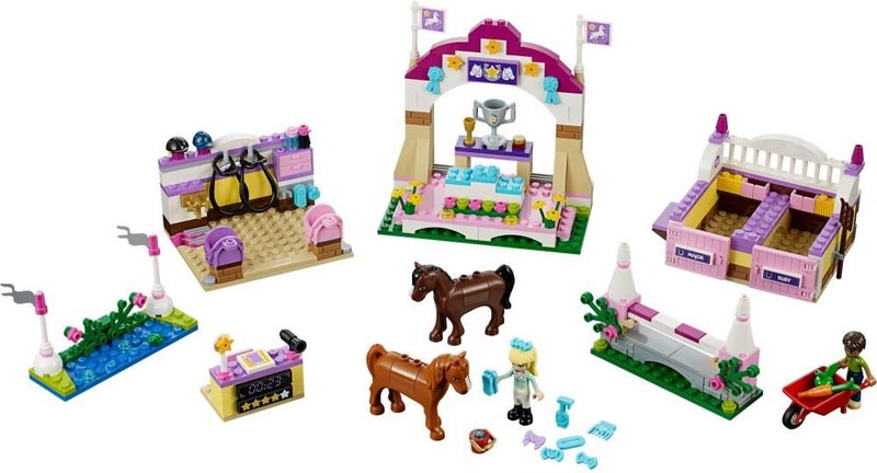 ADORABLE RARE LEGO FRIENDS SET - #41057 HEARTLAKE HORSE SHOW Carousel 2