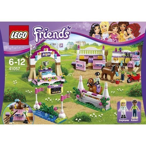 ADORABLE RARE LEGO FRIENDS SET - #41057 HEARTLAKE HORSE SHOW Carousel 9