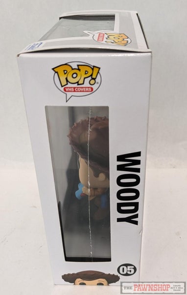 Funko Pop! VHS Covers Toy Story Woody #05 Vinyl Figure In Hard Pop Protector Carousel 2