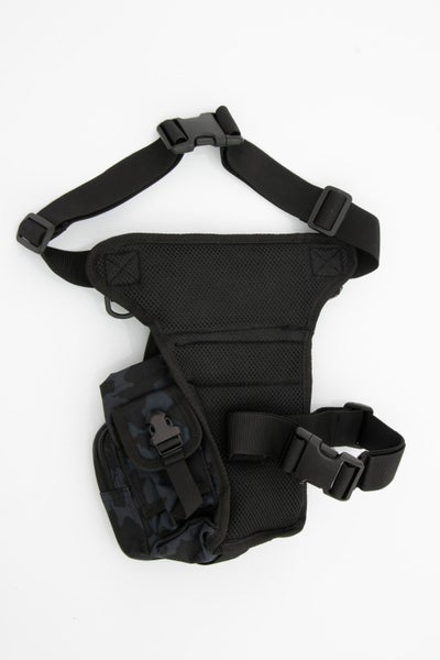 Waist & Leg Pack - Black Camo - Hunting, Tramping & Camping Carousel 8