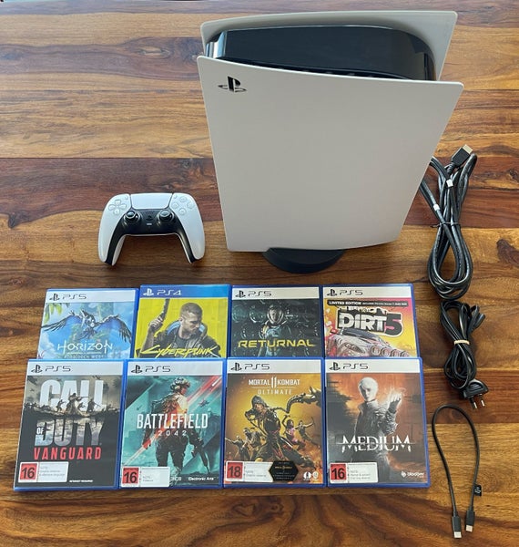 PS5 Disc Edition Console + 8 games Carousel 1