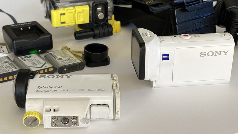 Sony action camera x2 & extras Carousel 2