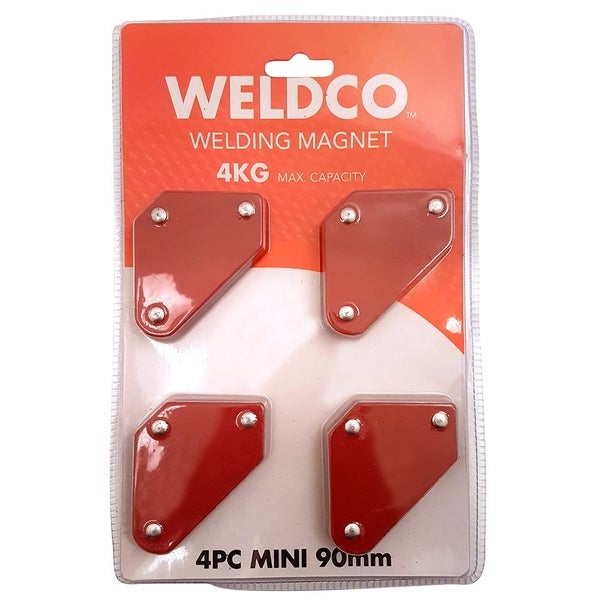Weldco Welding Magnet 4Pc 4Kg Mini Carousel 1