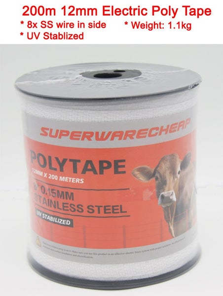 200M Polytape(poly tape) 12.5mm width -- Brand New Carousel 1