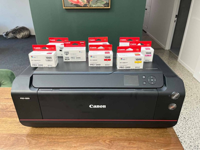 Canon imagePROGRAF PRO-1000 Printer + Cartridges - Needs Repair Carousel 1