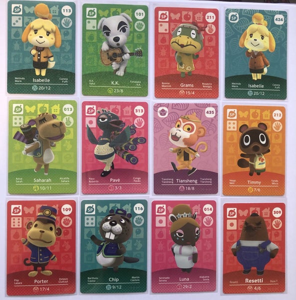 ANIMAL CROSSING AMIIBO CARD BULK LOT Carousel 3