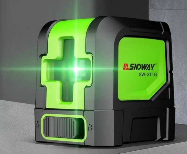 Line Laser Level Self Leveling Green 15M with Horizontal and Vertical Line Carousel 2