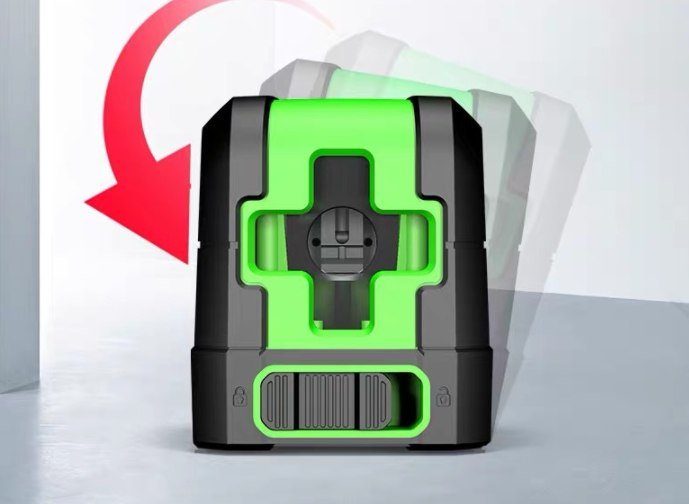 Line Laser Level Self Leveling Green 15M with Horizontal and Vertical Line Carousel 8