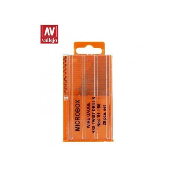 Vallejo - Hobby Tools - Microbox drill set (20) 61-8064474909483779110
