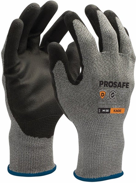 Prosafe, Kage, CUT D Gloves (Pair) - Grey (Size: M) Carousel 1