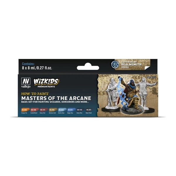 Wizkids Premium Paint Set by Vallejo: Masters of the Arcane64386813947907110