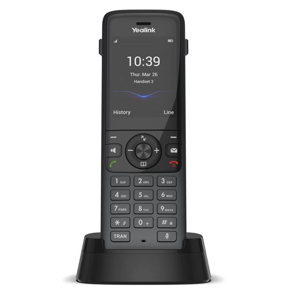 Yealink W78P 10-SIP DECT Cordless Phone System with W70B Base Station and W78H Carousel 2