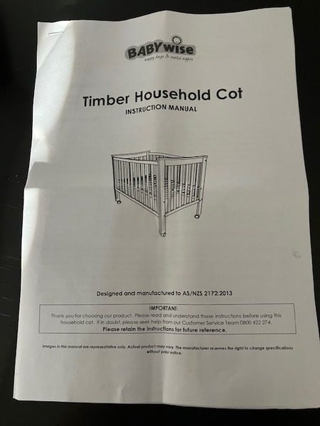 Cot and Mattress Babywise Carousel 4