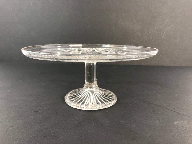 Glass Pedestal Dessert Plate (21384)63617309473409111