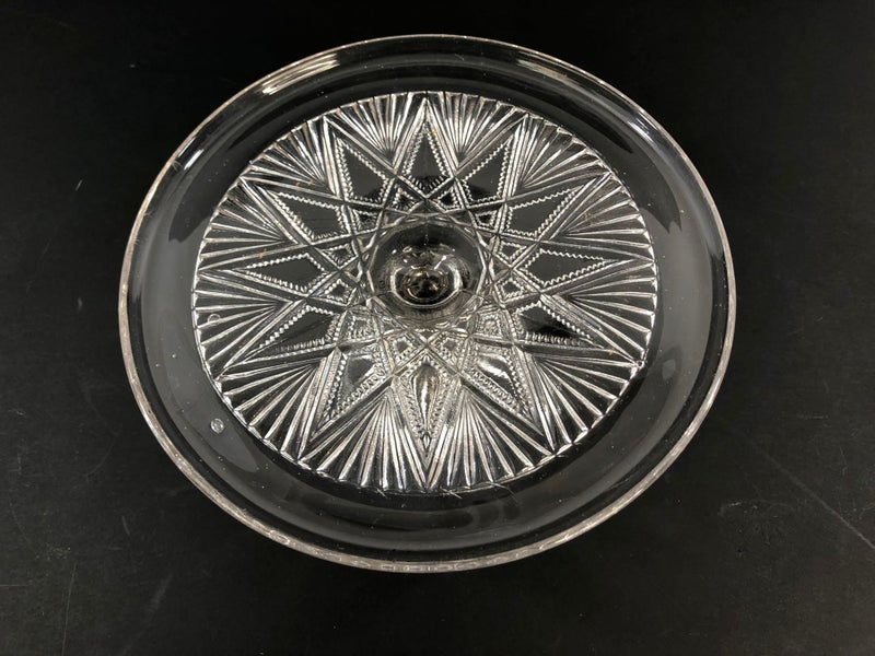 Glass Pedestal Dessert Plate (21384)63617309473409112