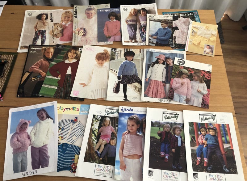 Toddlers & Kids Knitting Patterns DK Bulk Lot 1 Carousel 1