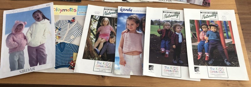 Toddlers & Kids Knitting Patterns DK Bulk Lot 1 Carousel 2
