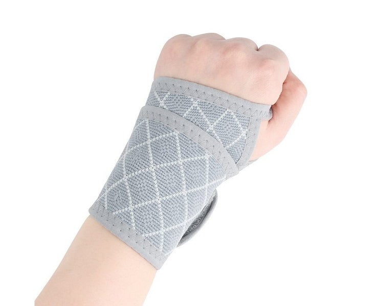 Wrist Support Wrist Brace Wrist Compression Strap Sport Wrist Protector-Grey Carousel 1