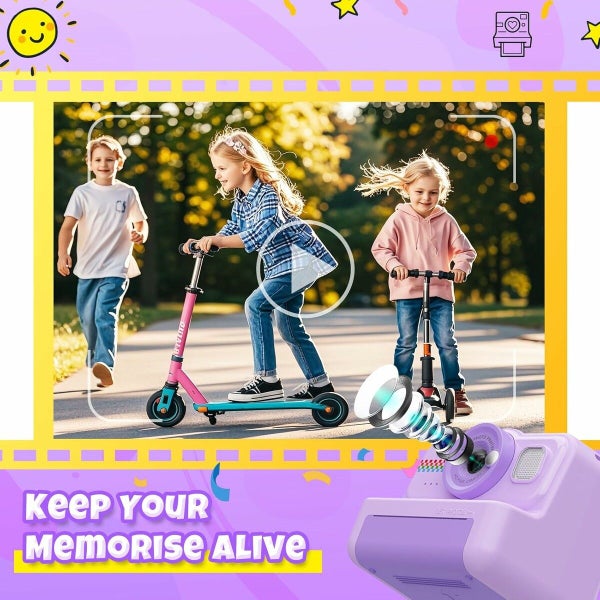 1080P HD Kids Camera Instant Purple Carousel 2