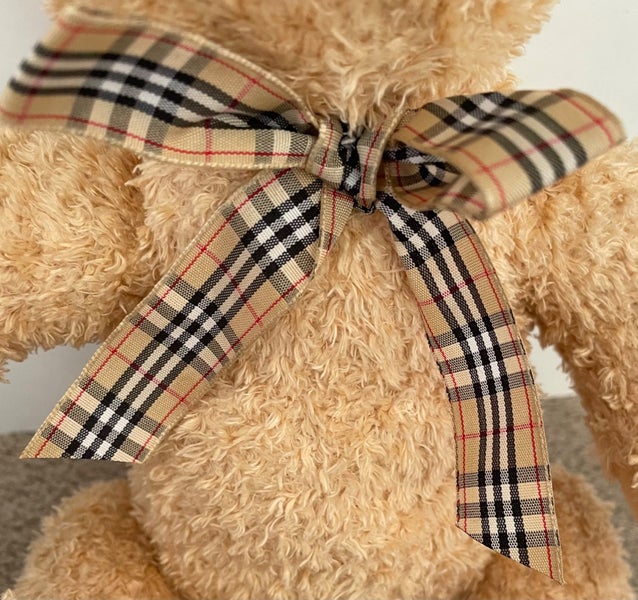 Teddy Bear with Burberry bow Carousel 2