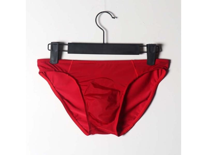 Man Ice Silk Solid Underwear Thin Breathable Thong Low Waist Bikini Panties Carousel 1