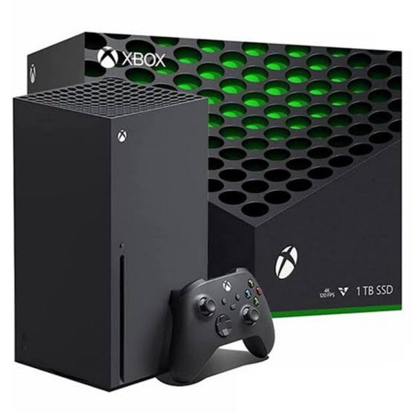 Xbox Series X with controller & Razer headset Carousel 1