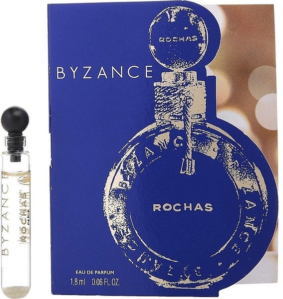 $1 Reserve- Rochas Byzance Eau de Parfum Sample 1.8ml X 12 Sample Spray Vial Carousel 1